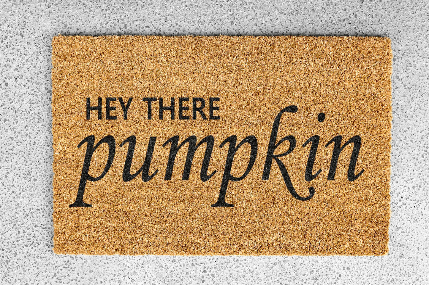 Personalized coir doormat handmade by Matnifique.