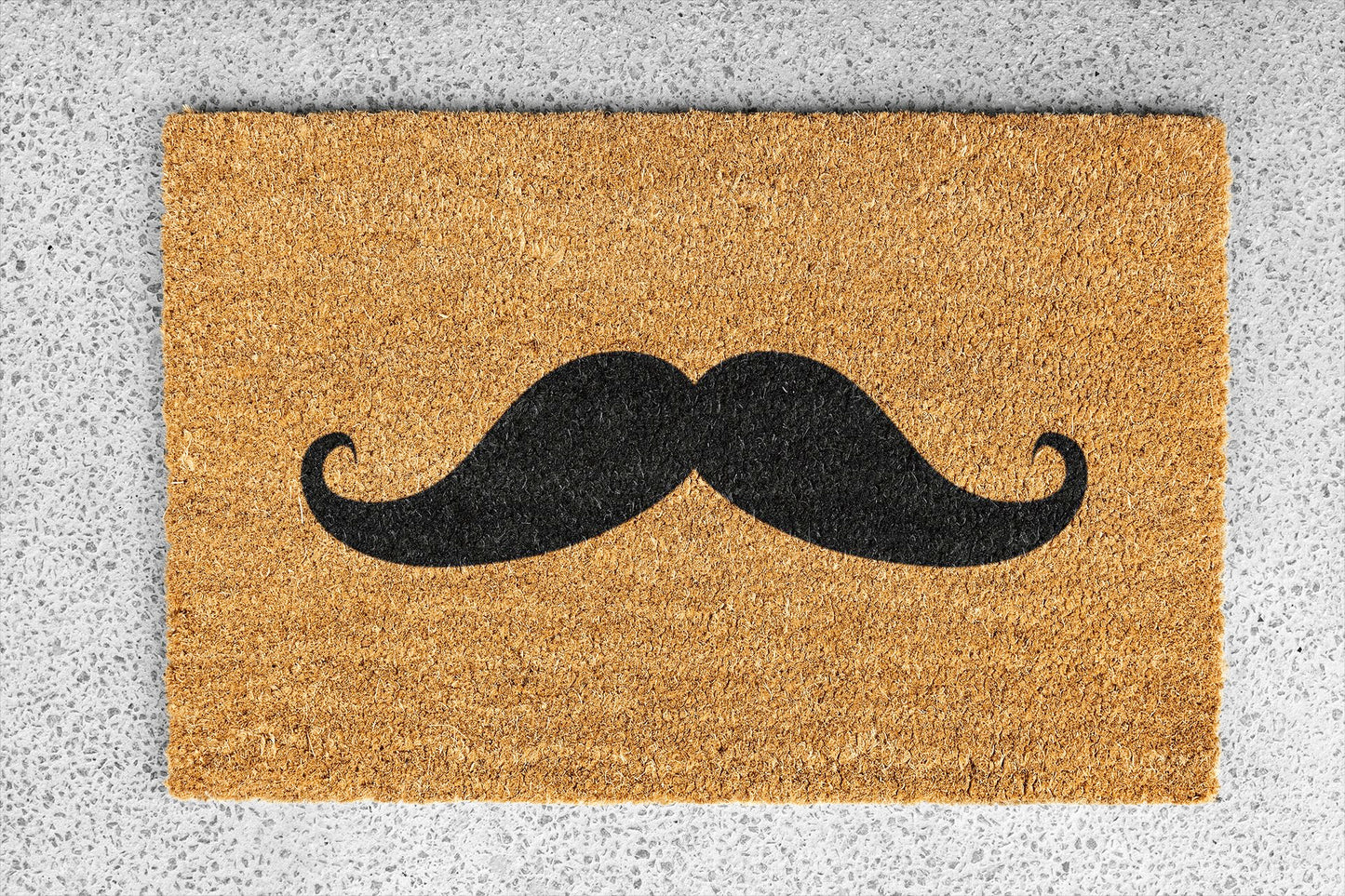 Personalized coir doormat handmade by Matnifique.