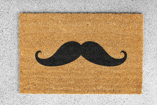Personalized coir doormat handmade by Matnifique.