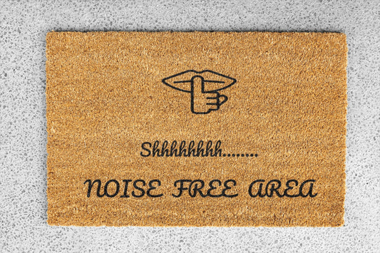 Personalized coir doormat handmade by Matnifique.